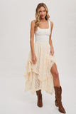 Lace Reverie Skirt (Ecru)