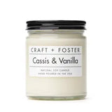 Cassis & Vanilla - 8oz Natural Soy Candle