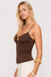 Silky Soft Bead Detail Cami Top