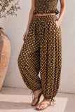Polka Dot Balloon Wide Leg Pants