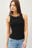 Double Lined Tank Top (Black)