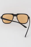 Hutton Tinted Square Sunglasses (Black/Tinted Frame)