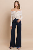Autumn Embrace Wrap Sweater (Beige)