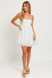 Olivia Mini Dress (White)