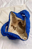 Puff Quilted Crossbody Bag (Blue)