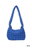 Puff Quilted Crossbody Bag (Blue)