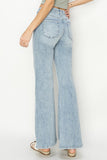 Drawstring Wide Leg Jeans