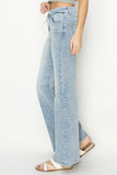 Drawstring Wide Leg Jeans