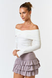 Lola Off The Shoulder Top (White)