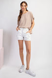 Jocelyn Short Sleeve Top (Taupe)