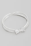 Ribbon Bow Ring (Silver)