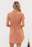 Summer Linen Mini Dress (Sienna)