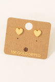 Mini Heart Stud Earrings
