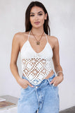 Leohna Crochet Halter Top