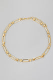 Long Oval Chain Link Necklace