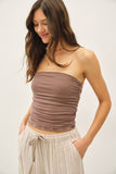Jersey Tube Top (Milk Chocolate)
