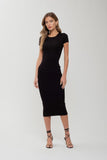 All My Love Midi Dress (Black)