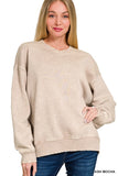 Oh So Cozy Fleece Pullover (Ash Mocha)