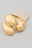 Triple Rounded Wrap Band Ring(Gold)