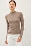 North Mockneck Sweater (Mocha)
