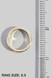 Mother Of Pearl Clover Ring (White)