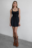 Avery Mini Dress (Black)