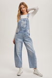 Easy Days Barrel Denim Overalls