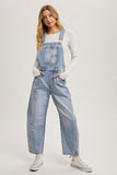 Easy Days Barrel Denim Overalls