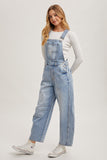 Easy Days Barrel Denim Overalls