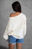 Brandi Preppy American Flag Sweater (Cream)