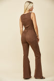 Dempsey Cut Out Denim Jumpsuit