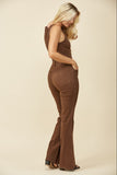 Dempsey Cut Out Denim Jumpsuit