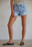 City Cut Denim Shorts