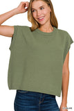 Nellie Sweater Vest (Light Olive)