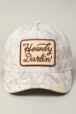 Howdy Darlin' Hat (Beige Camo)