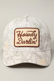 Howdy Darlin' Trucker Hat (Beige Camo)