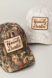 Howdy Darlin' Trucker Hat (Beige Camo)