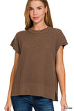 Oversized Sweater Vest (Brown)