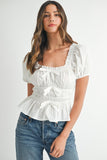 Avery Peplum Top
