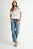 Avery Peplum Top