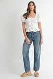 Avery Peplum Top