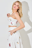 Florence Embroidered Top