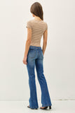 Brianna Square Neck Stripe Top