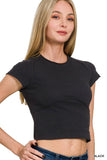 Go Time Crop Tee (Black)
