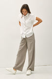 Tencel Short Sleeve Button Down
