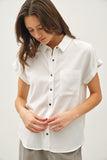 Tencel Short Sleeve Button Down