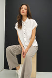 Tencel Short Sleeve Button Down
