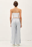 Seaside Stripe Linen Pants (Chambray)