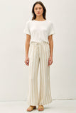 Seaside Stripe Linen Pants (Natural)