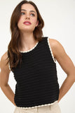 Lainey Crochet Top (Black)